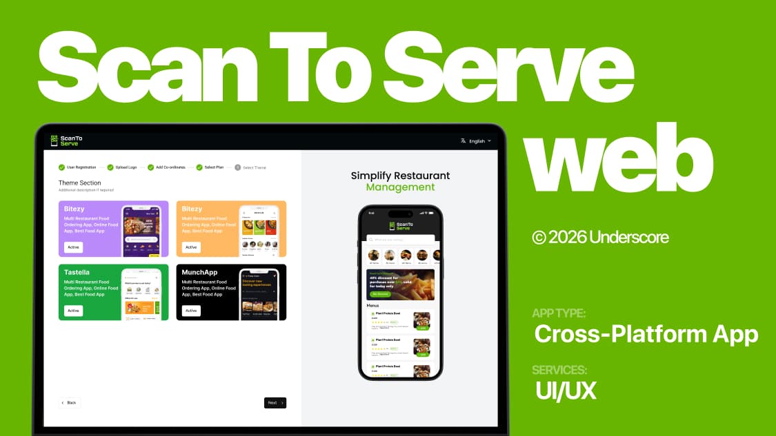 Scan To Serve - slide 1